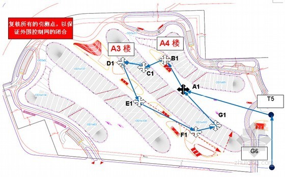 测量放线施工专项方案资料下载-[上海]高层商务办公楼幕墙测量放线专项施工方案