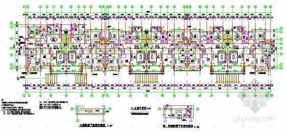 [毕业设计]郑州住宅楼施工组织设计及施工图预算（附全套图纸）141页-平面图 