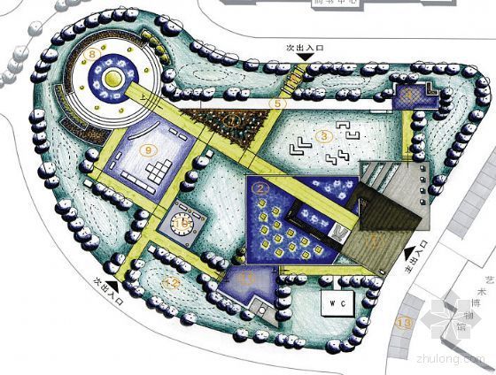 珠海市岭南世家样板房资料下载-珠海市艺术休闲公园规划设计