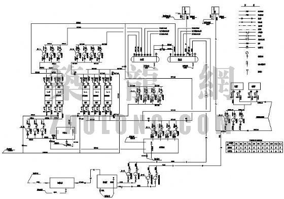 空气源热泵工作原理图资料下载-水源热泵制冷系统原理图