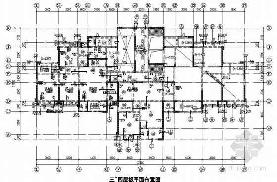 住宅桩基础图资料下载-剪力墙住宅结构设计图（26层 桩基础）