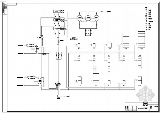 全套空调系统流程图资料下载-大型空调冷冻系统流程图