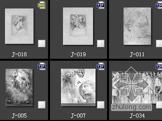 建筑素描图片大全资料下载-素描画