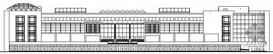 现代商场建筑施工图资料下载-某四层商场建筑施工图