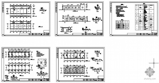 屋顶排烟机房建筑结构图资料下载-某配电房建筑结构图