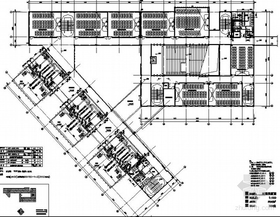 河北某大学教学楼建筑图资料下载-某大学教学楼空调通风图纸