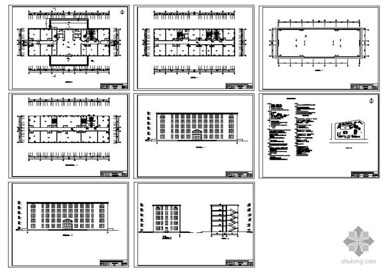 5层办公建筑设计图计算书资料下载-[学士]某5层框架办公楼毕业设计(含计算书、部分建筑结构设计图)
