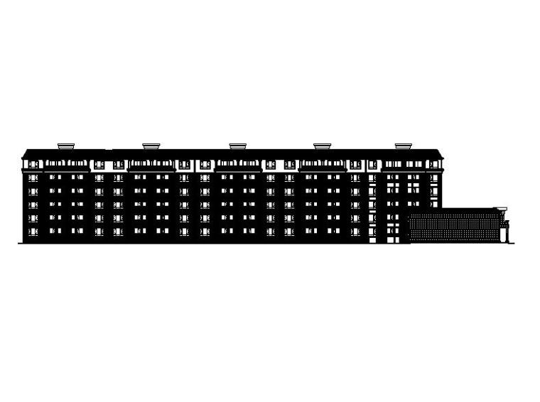 六层住宅楼施工资料下载-[内蒙古]六层砖混结构塔式住宅楼建筑施工图（含商业及效果图）