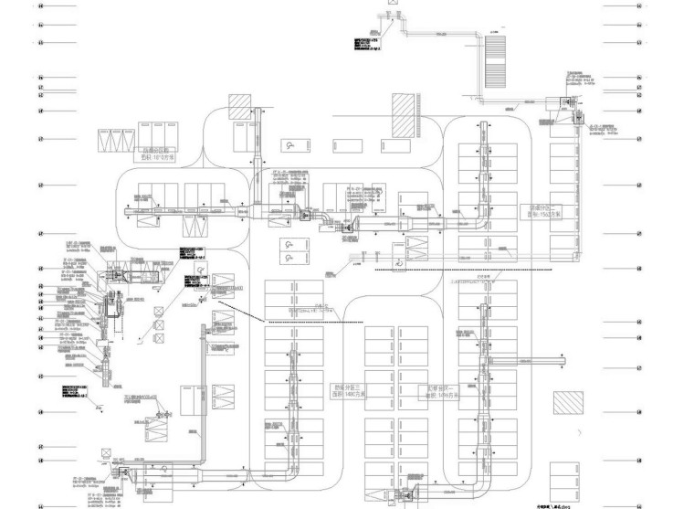 建筑防火设计施工图资料下载-[重庆]高层商业办公建筑通风及防排烟系统设计施工图