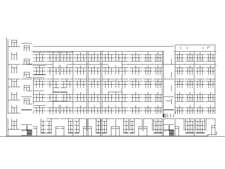 高层住院楼设计方案图纸资料下载-[广东]现代风格小学教学楼设计方案图纸