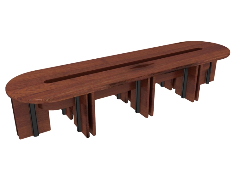 会议桌模型3d资料下载-办公会议桌3D模型下载