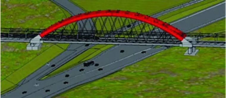 midas实体建模资料下载-BIM 在高铁简支梁拱组合体系桥施工中的应用