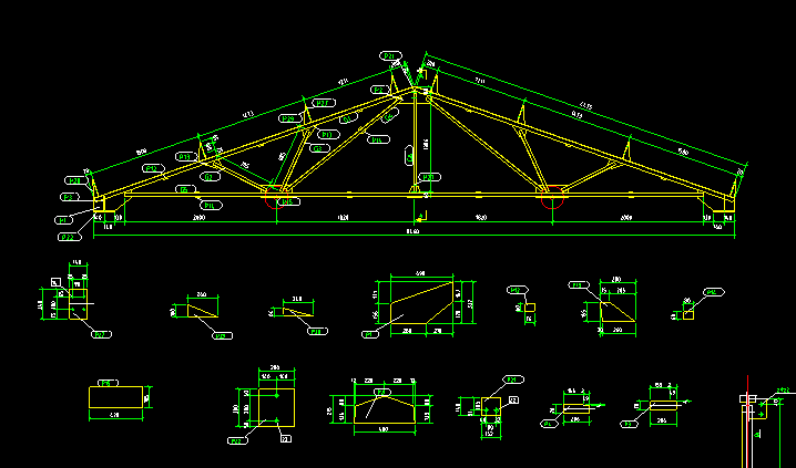 仓库结构计算书资料下载-仓库屋架设计（含3D3S计算书）