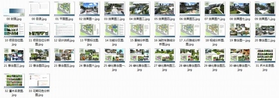 [广东]现代简约动感别墅花园绿化规划设计方案（独家首发）-总缩略图 