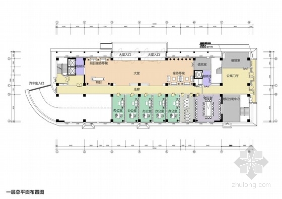公共卫生楼设计资料下载-[内蒙]新颖气派现代简约综合楼室内设计方案