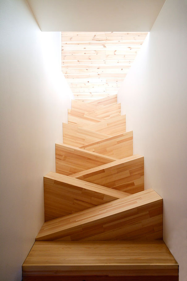 22个创意的阁楼楼梯设计作品_8