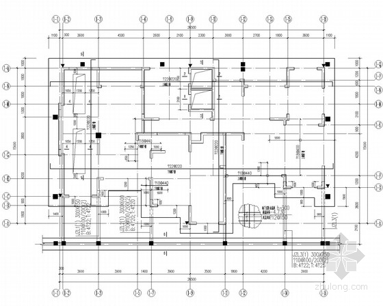 一层车库住宅资料下载-17层带地下车库住宅结构施工图