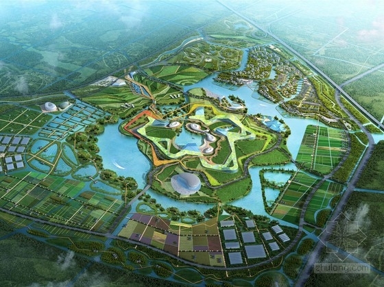 绿色生态区示范资料下载-[江苏]绿色生态高效型农业示范园规划设计方案文本