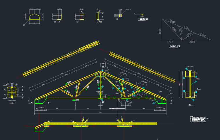 钢结构施工图27米资料下载-钢结构厂房完整施工图