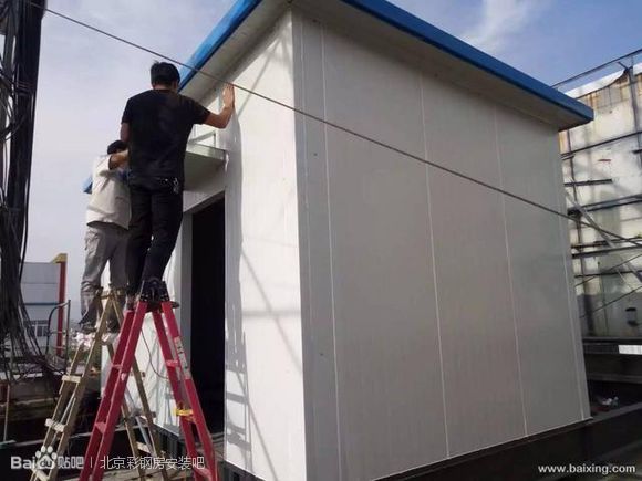 轻钢房屋建筑彩板安装资料下载-北京顺义区彩钢房搭建安装