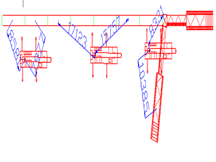 甘肃知名酒店STT293塔吊安装施工方案-塔吊安装平面图
