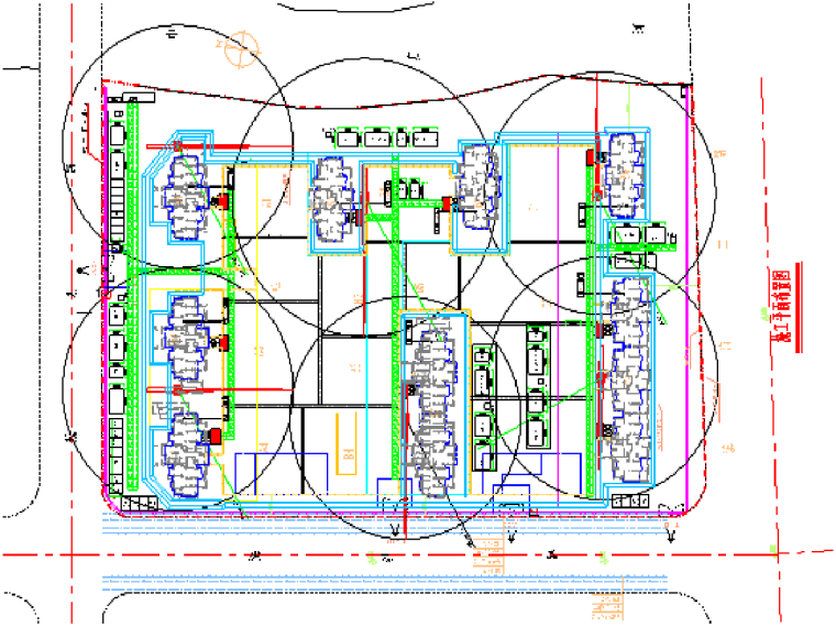 [宁波]框剪结构高层住宅楼施工组织设计(458页）-02总平面布置图