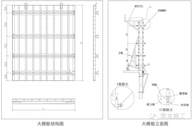 飘窗模板施工资料下载-大模板施工关键工序分解