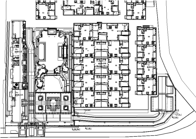 [江苏]南京新中式高端别墅居住示范区全套施工图-照明平面图