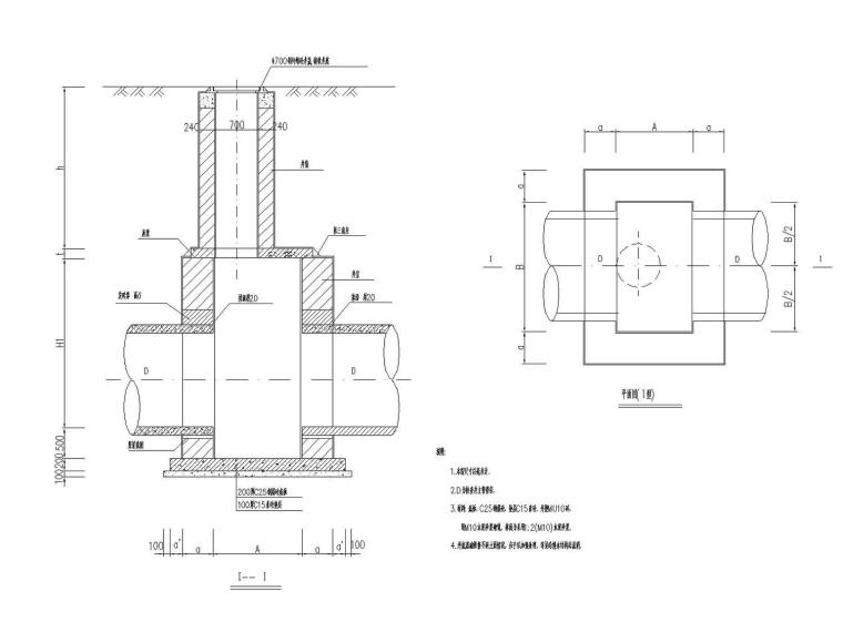 单篦雨水口资料下载-市政给排水通用结构图