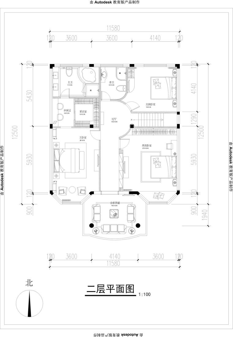 自建别墅美式风格-4-Model.jpg