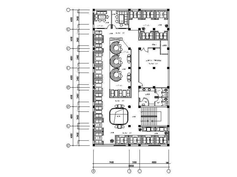 咖啡厅施工图封面资料下载-[上海]现代简约温馨浪漫咖啡厅室内设计施工图（含效果图）