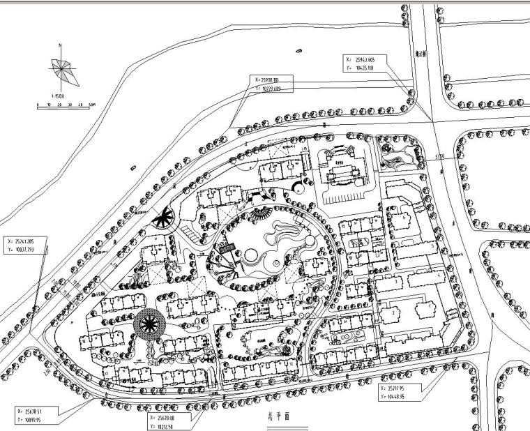 小区垃圾堆放点施工图资料下载-[广东]深圳鸿瑞花园住宅小区景观施工图设计（CAD+62个）