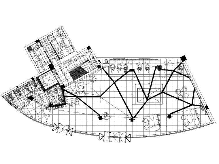 房地产营销展示中心设计资料下载-[福州]某大型房地产营销中心全套施工图（附效果图）