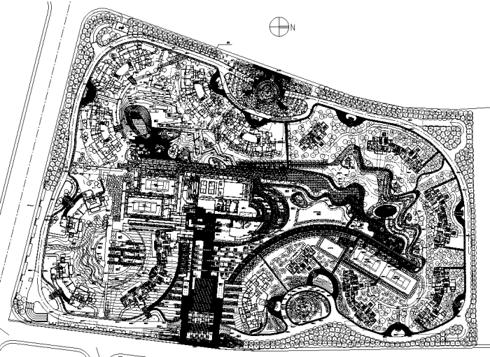 居住区细部平面图CAD资料下载-[上海]国家康居示范工程居住区景观设计全套施工图（附实景照片）