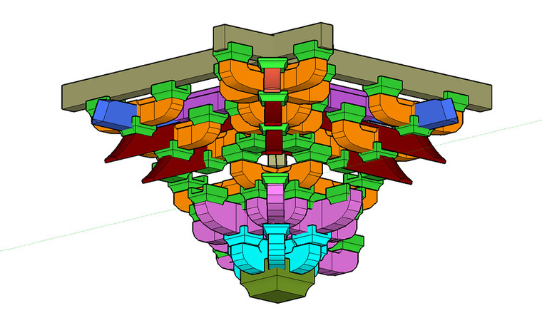 解读古建筑，Sketchup古建模型下载_18