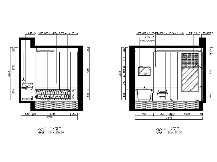 [广东]欧陆风格别墅设计CAD施工图（含效果图）-【广东】欧陆风格别墅设计CAD施工图（含效果图）立面图