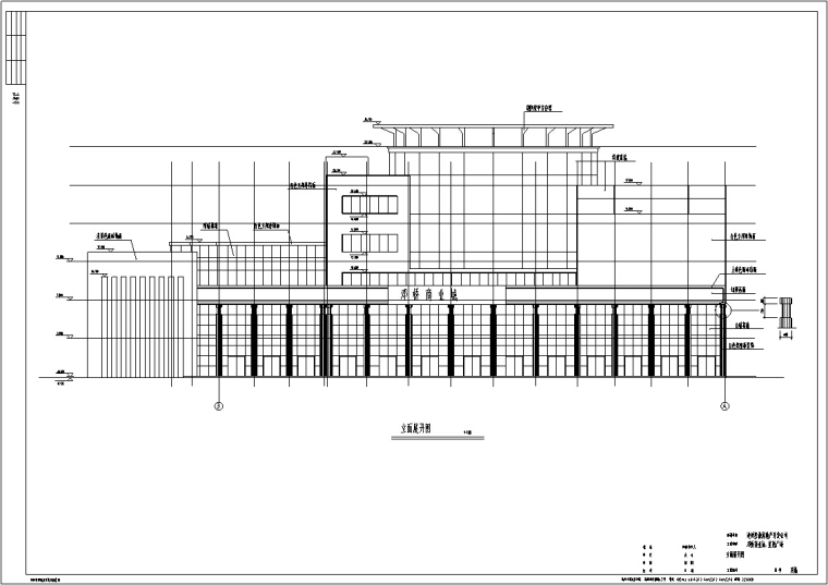 5套现代多层购物中心商业建筑设计施工图CAD-邓桥商业城建筑设计2