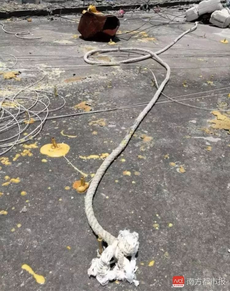 安全绳安装资料下载-安全绳突然断裂工人坠亡，深圳这家施工单位被红牌警告！