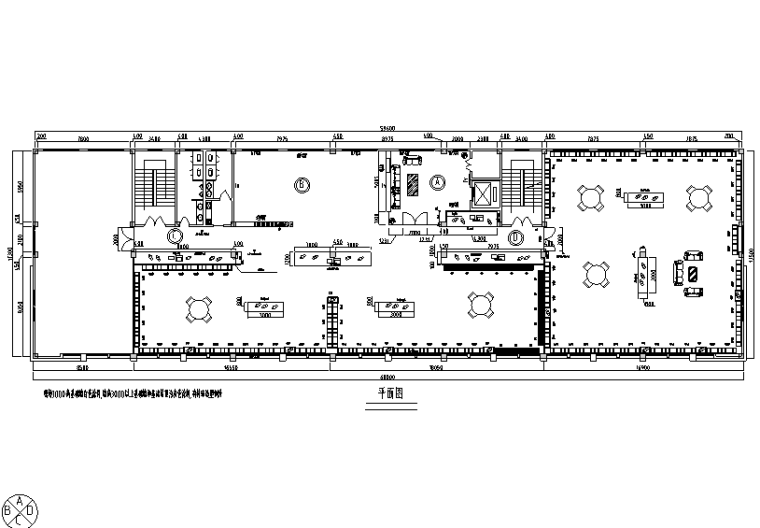 服装商业空间手绘效果图资料下载-1038平米服装展厅设计施工图（附效果图）