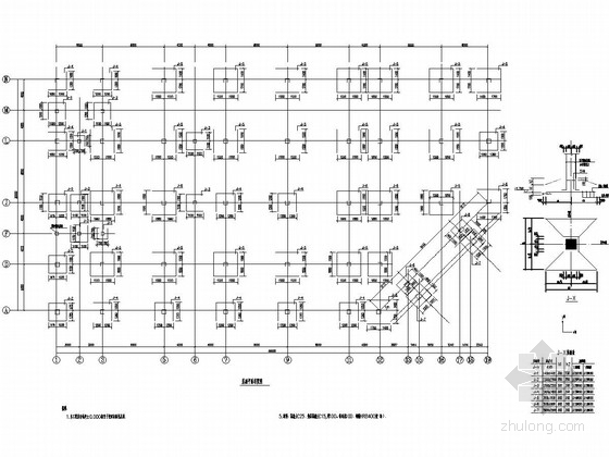 菜场装修文本资料下载-两层框架结构小区菜场结构施工图