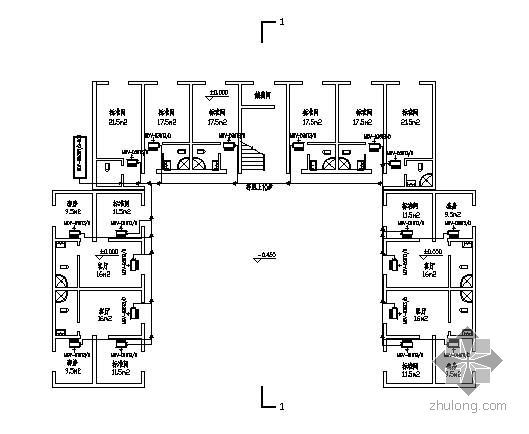 四川省幸福福美丽乡村资料下载-四川省某旅游接待中心空调图