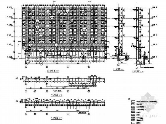 [浙江]肿瘤医院放疗中心及医技用房建筑幕墙施工图（2015年图纸）-肿瘤医院放疗中心及医技用房建筑幕墙大样图