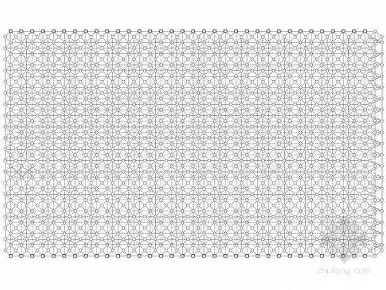 圆形网架屋面资料下载-铝矿半圆形空间网架结构施工图