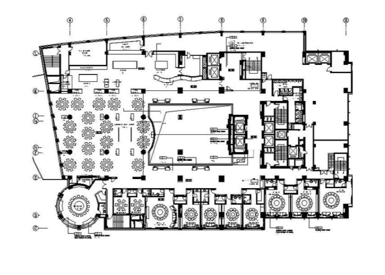 200平米庭院设计资料下载-2000平米中餐厅设计施工图