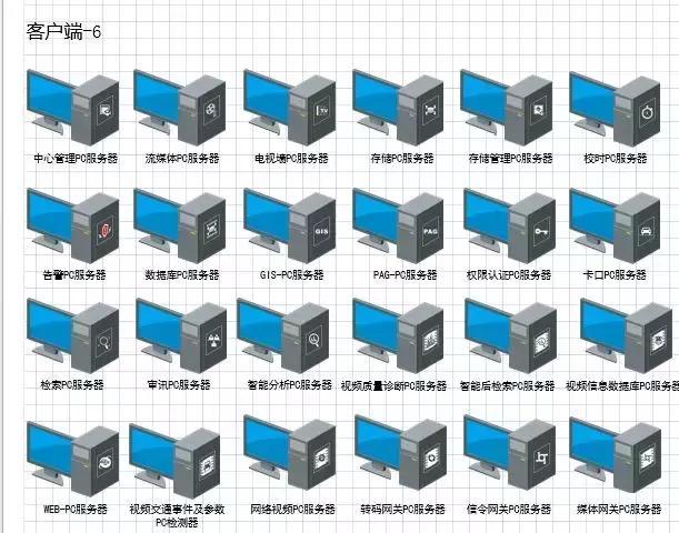 非常实用的智能化弱电行业VISIO模具