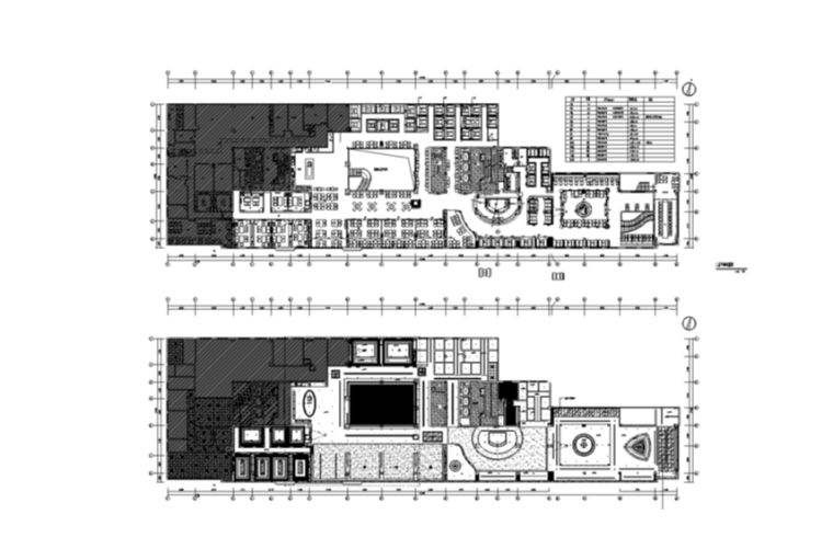 广东CAD图纸资料下载-邦果咖啡餐厅室内设计二层全套施工图（含47个CAD图纸）