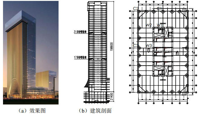 中银大厦结构分析资料下载-海南大厦主楼结构竖向变形分析
