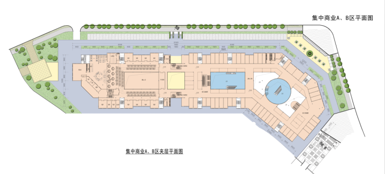 [江西]传统中式风格特色田园农庄小镇建筑设计方案文本-传统中式风格特色田园农庄小镇建筑平面图