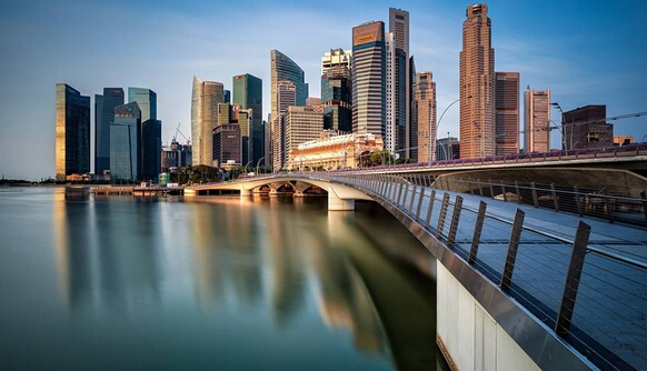 新加坡禧年大桥资料下载-新加坡禧年大桥美图