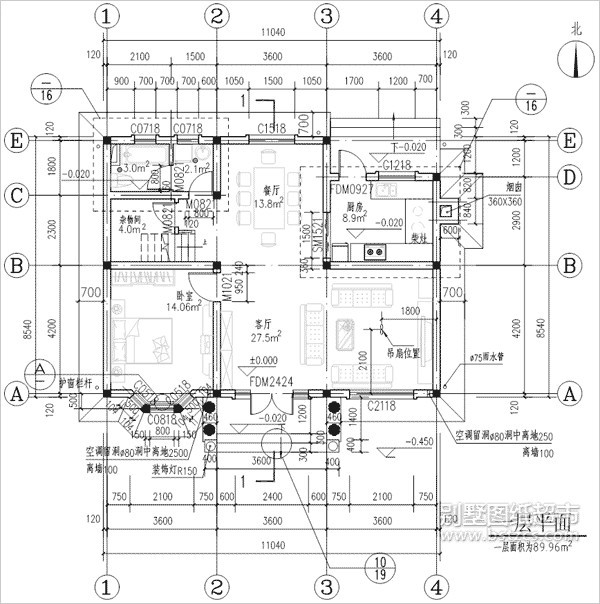 农村建房20万，带车库，附全套图纸！_24